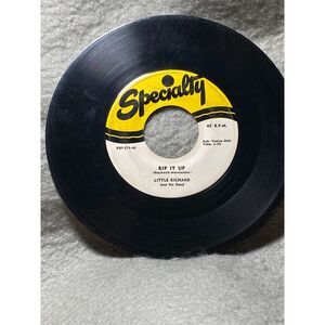 Vintage Specialty Records 45 RPM Vinyl LITTLE‎ RICHARD RIP IT UP / READY TEDDY